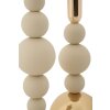 Mauro Ferretti svietnik Bolly krémový – 2-dielna sada 10x24/29,5 cm