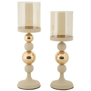 Mauro Ferretti svietnik Glassy creme – 2-dielna...