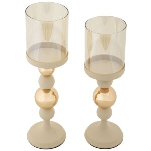 Mauro Ferretti svietnik Glassy creme – 2-dielna...