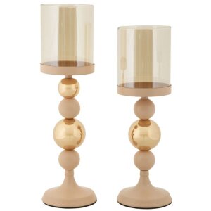 Mauro Ferretti svietnik Glassy rosa – 2-dielna...