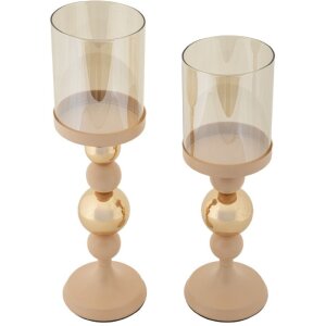 Mauro Ferretti svietnik Glassy rosa – 2-dielna...