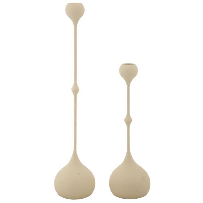 Mauro Ferretti svietnik Slimmy krémový – 2-dielna súprava