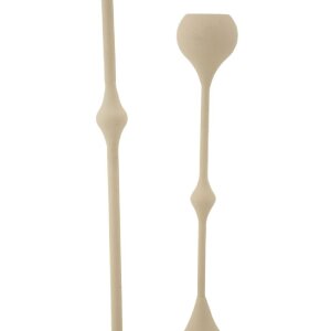 Mauro Ferretti svietnik Slimmy krémový – 2-dielna súprava