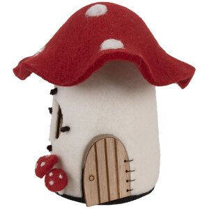 Clayre & Eef 66293 Domček z plsti 20x20x18 cm...