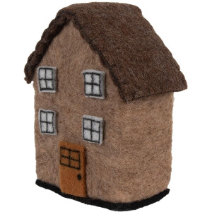 Clayre & Eef Plstený domček 12x7x14 cm