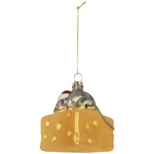 Clayre & Eef 6GL5305 Vianočný záves 8x8x8 cm