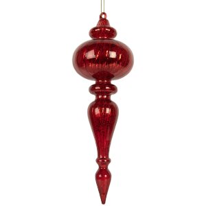 Vianočná guľa Clayre & Eef 9x28 cm červená