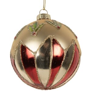 Clayre & Eef 6GL5316 Vianočná guľa Ø 8...