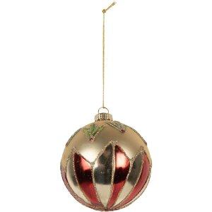 Clayre & Eef 6GL5316 Vianočná guľa Ø 8...