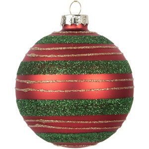 Clayre & Eef 6GL5170 Vianočná guľa...