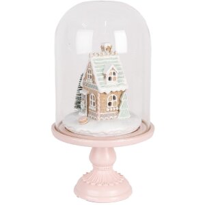 Clayre & Eef Sklenená clona LED ružová...