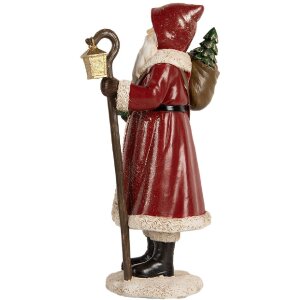 Clayre & Eef Santaklaus 6PR5672, 12x11x26 cm, červeno-biely