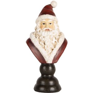 Clayre & Eef 6PR5674 Dekoračná hlava Santaklausa 7x5x15 cm