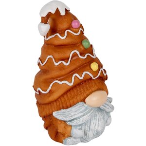 Clayre & Eef Škriatok Dekoratívny 9x8x13 cm hnedo-modrý