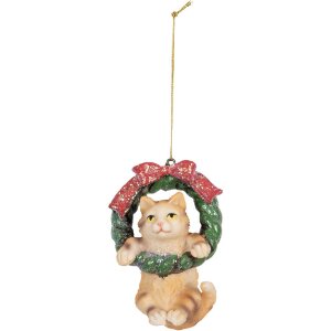 Clayre & Eef Závesík Mačka 6x5x9 cm...
