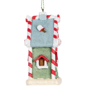 Clayre & Eef Dekoračný záves Domček...