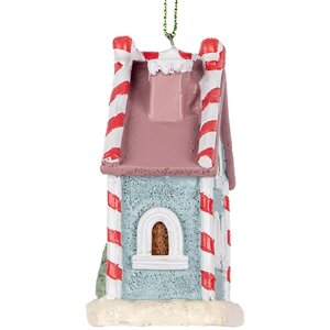 Clayre & Eef Dekoračný záves Domček...