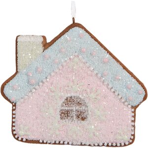 Clayre & Eef Záves Domček 9x1x8 cm...