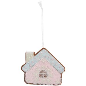 Clayre & Eef Záves Domček 9x1x8 cm...