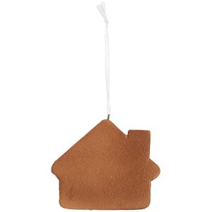 Clayre & Eef Záves Domček 9x1x8 cm Ružovo-modrý