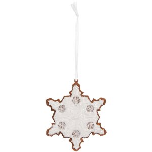 Clayre & Eef Záves Snehová vločka...