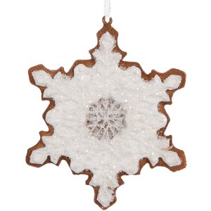 Clayre & Eef Záves Snehová vločka...