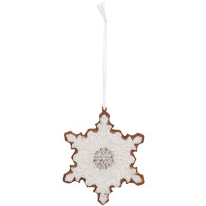 Clayre & Eef Záves Snehová vločka...