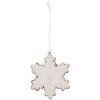 Clayre & Eef 6PR5358 Dekoračný záves Snehová vločka 9x1x10 cm