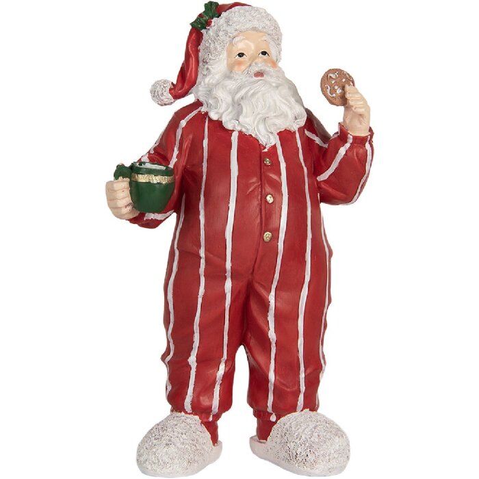 Clayre & Eef Dekorácia Santa Claus 18x11x31 cm