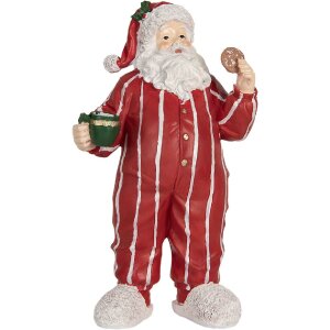 Clayre & Eef Dekorácia Santa Claus 18x11x31 cm