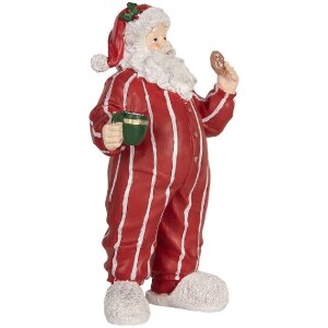 Clayre & Eef Dekorácia Santa Claus 18x11x31 cm