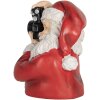 Clayre & Eef Santa Claus bústka 21x17x22 cm