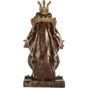 Clayre & Eef Dekorácia Žaba 16x15x28 cm Zelená