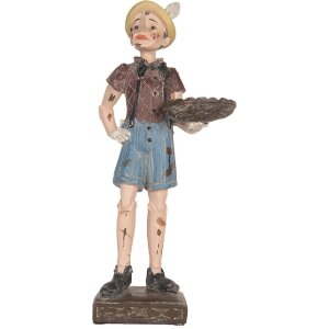 Clayre & Eef 6PR5575 Pinocchio Figúrka 14x10x31 cm