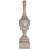 Clayre & Eef 6PR5584 Dekoračná ozdoba sivá Ø 11 x 43 cm