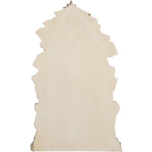 Clayre & Eef Vianočná skupinka 15x7x24 cm Béžová/Biela