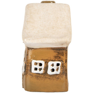 Clayre & Eef Dekoračný domček 13x7x13 cm