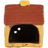 Clayre & Eef Dekoračný domček 8x7x10 cm Keramika