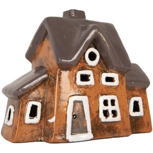 Clayre & Eef Dekoračný domček 20x11x16 cm...