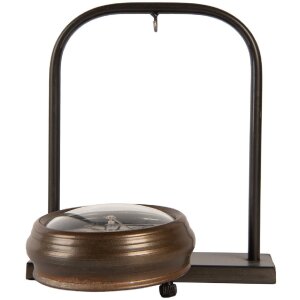 Clayre & Eef 6KL0836 stolový hodiniek 14x5x16 cm