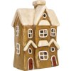 Clayre & Eef 6MG0123 Dekoračný domček 23x15x33 cm Hnedo-béžový