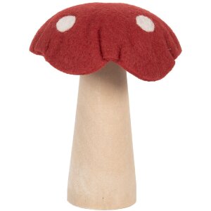 Clayre & Eef Plstený húb 14x14x17 cm...