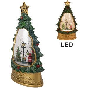 Clayre & Eef 66407 Vianočný stromček Santa...