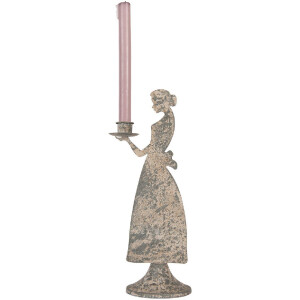 Clayre & Eef 6Y5814 Svietnik Žena 15x10x37 cm
