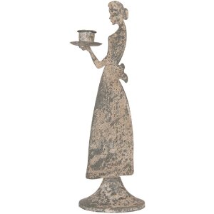 Clayre & Eef Svietnik Dáma 10x8x26 cm