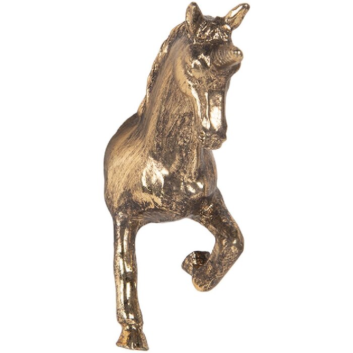 Clayre & Eef Kľučka dverová zlatá 3x9x8 cm