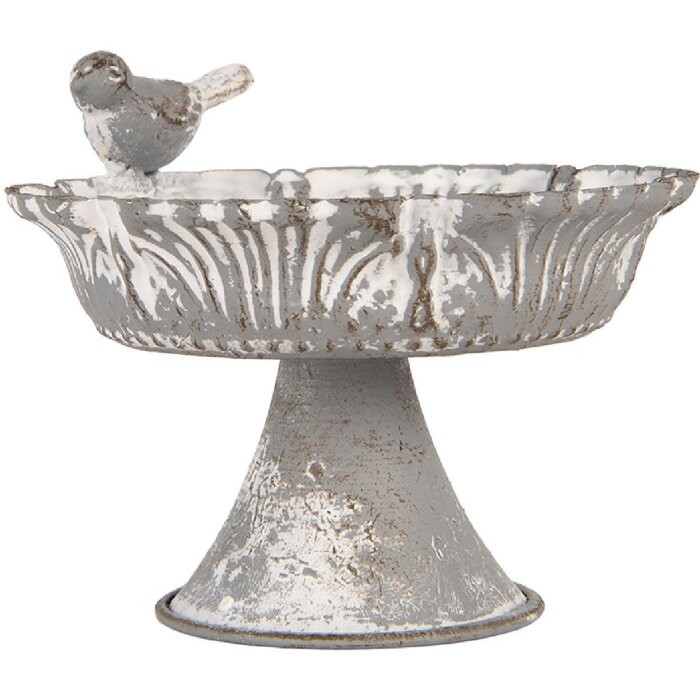 Clayre & Eef Etagere 13x12x10 cm Sivá/Biela