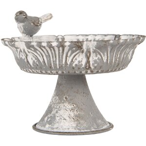 Clayre & Eef Etagere 13x12x10 cm Sivá/Biela