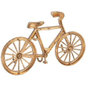 Clayre & Eef 6Y5892 Nástenná Garderoba 19x4x12 cm zlatá