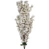 Clayre & Eef Dekoračná vetva s kvetmi 15x10x100 cm Béžová